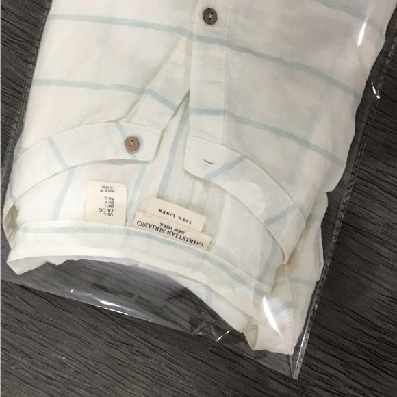 Christian Soriano 100% Cotton linen top - Picture 4 of 5